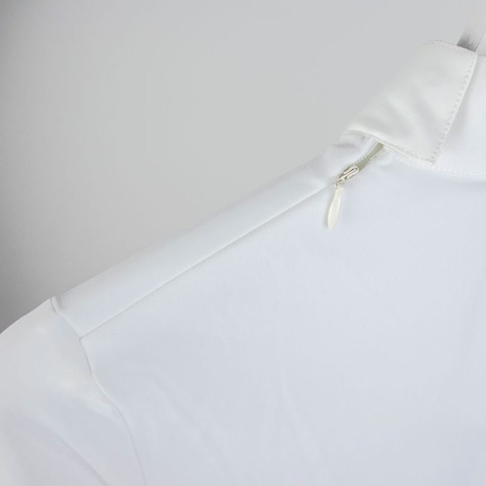 Camiseta blanca de manga larga de Cavalleria Toscana