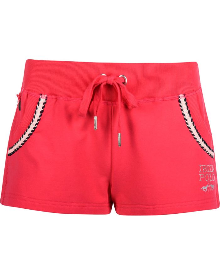 Pantalones cortos de color rosa para mujer con cordón modelo Nio - HV POLO