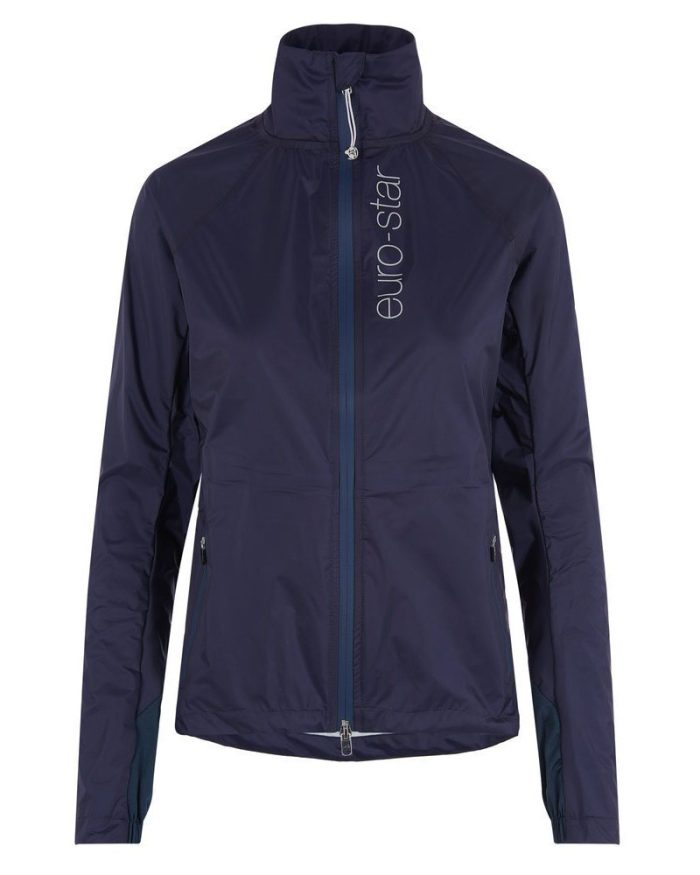 Chaqueta impermeable azul marina para mujer - Rachel - Euro-star