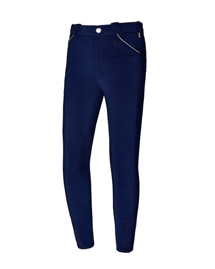 Pantalones azul marino con ribete tricolor (grip rodilla) junior unisex - KLkonrad d-Kingsland