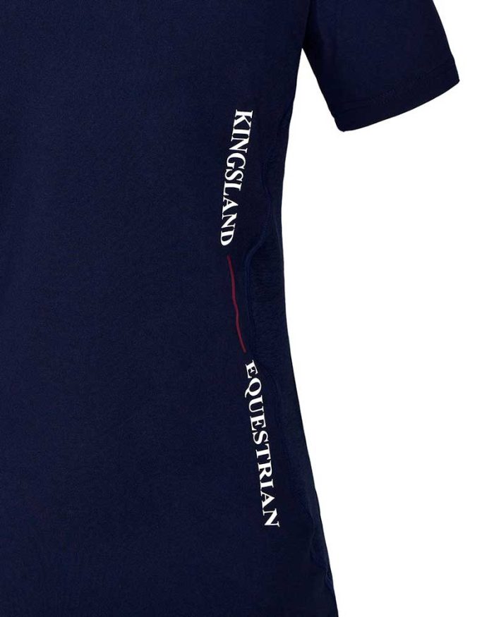 Camiseta de entrenamiento de manga corta azul marino para mujer - KLjaslyn - Kingsland - Imagen 4