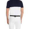 Navy and white short-sleeved competition polo for men - Clancyc - Equiline - Image 7