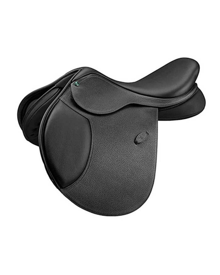 Silla de salto de cuero negro - Arena Saddles