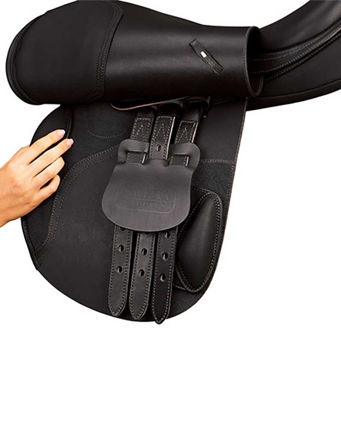 Silla de salto de cuero negro - Arena Saddles - Imagen 2