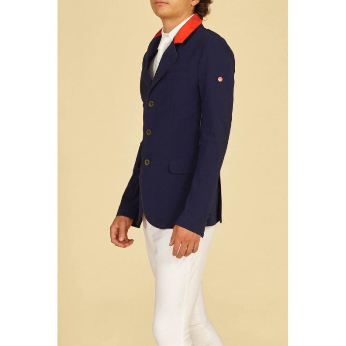 Americana Color azul marino para hombre modelo Turale de Manfredi - Imagen 2