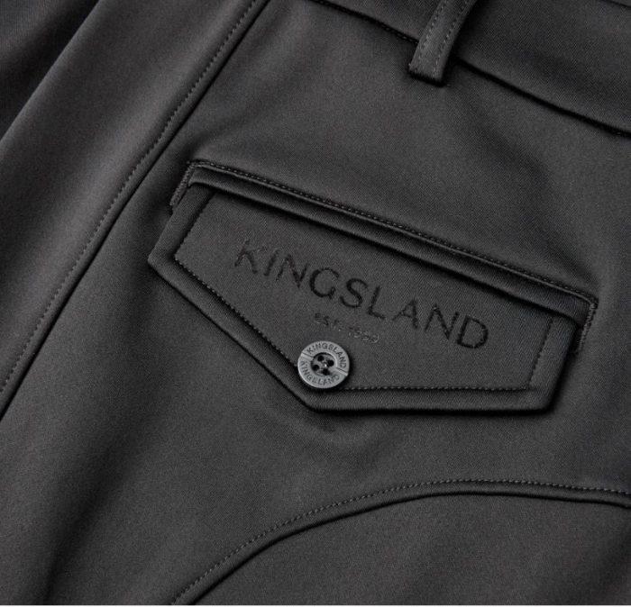 Pantalones de invierno negros con bolsillos y grip rodillas para hombre-KLKolton-Kingsland - Imagen 6