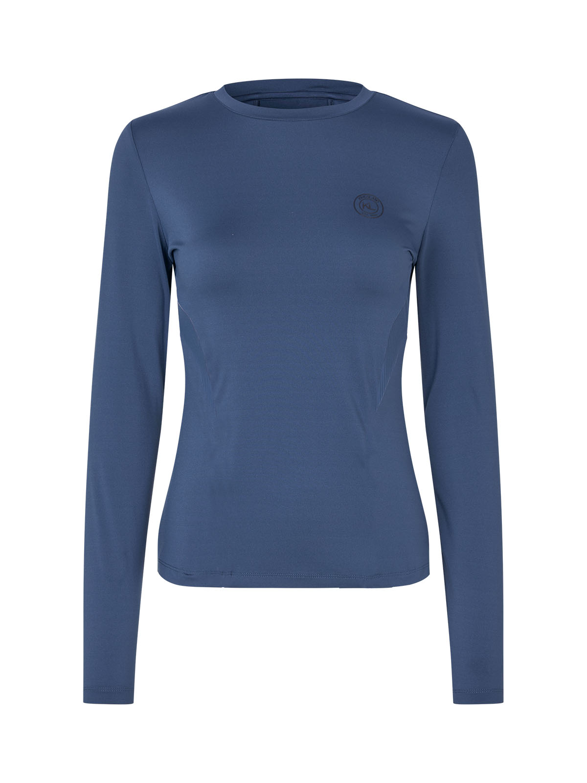 Women’s blue long-sleeve training shirt - KLMandy Kingsland